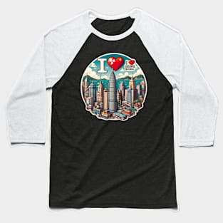 I Love Hong Kong Baseball T-Shirt